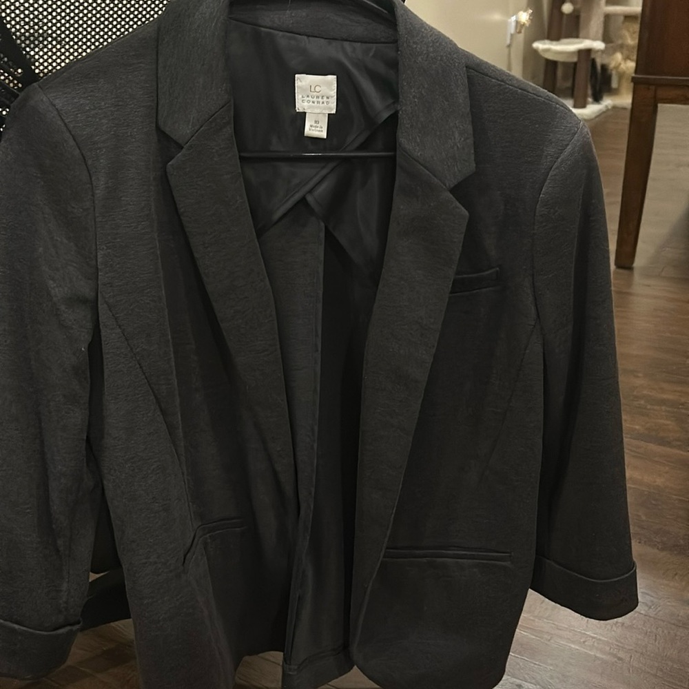 Lauren Conrad. Dress Blazer, dark grey.